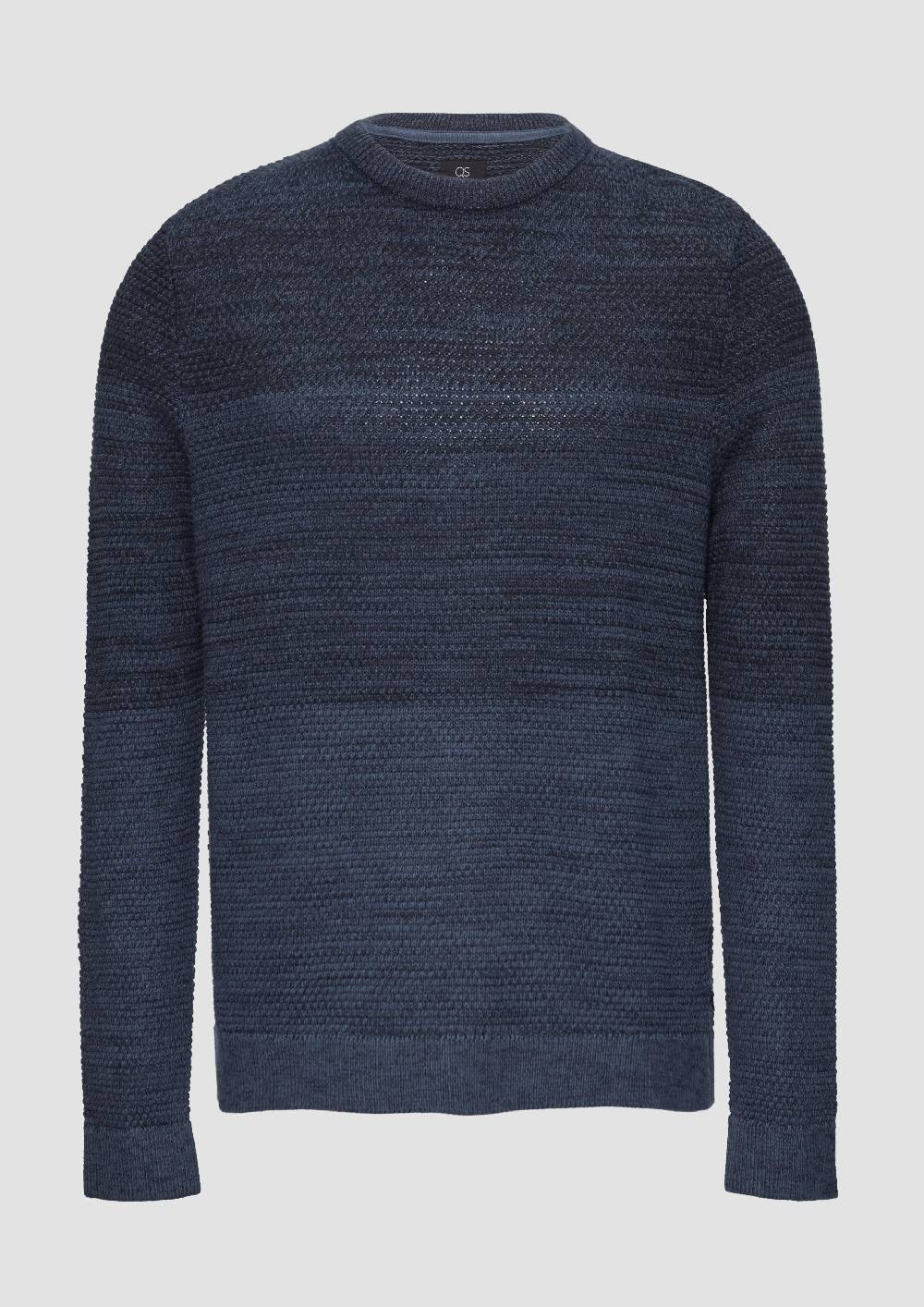 s.Oliver Strickpullover in melierter Streifenoptik Speichern exportieren