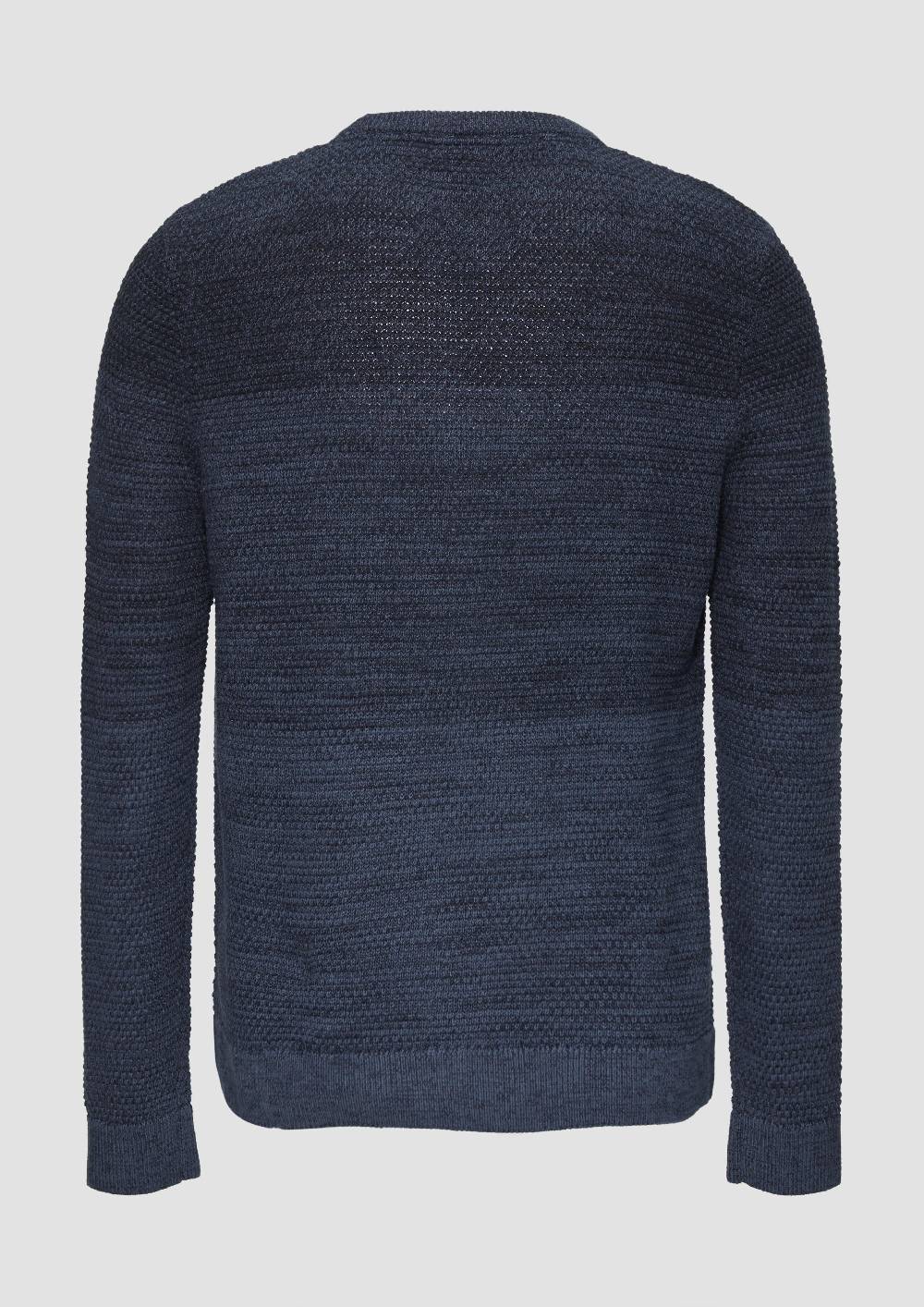 s.Oliver Strickpullover in melierter Streifenoptik Speichern exportieren