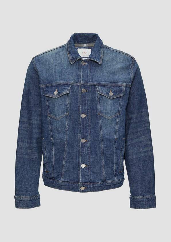 s.Oliver Jeansjacke aus Baumwollstretch