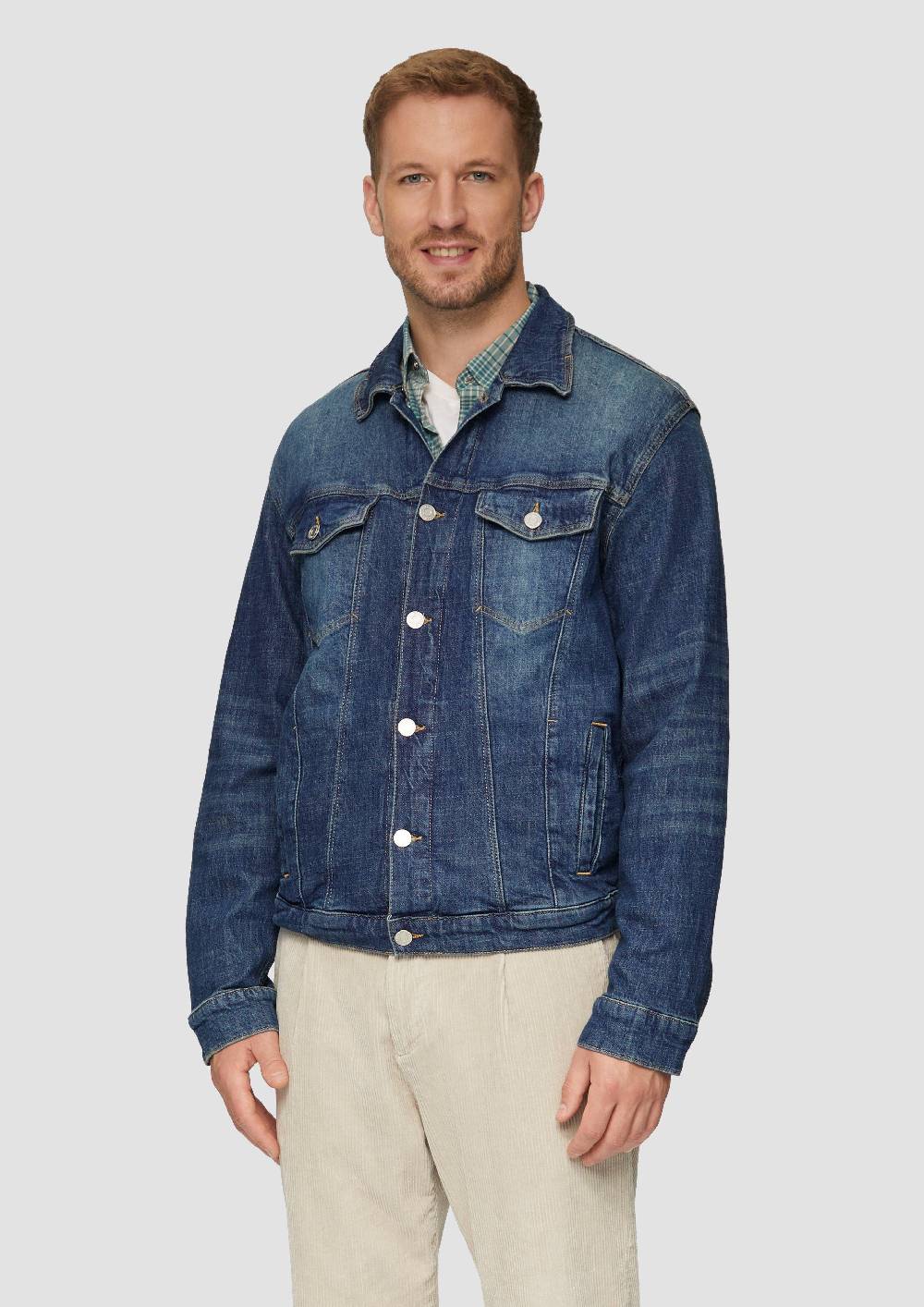 s.Oliver Jeansjacke aus Baumwollstretch Online