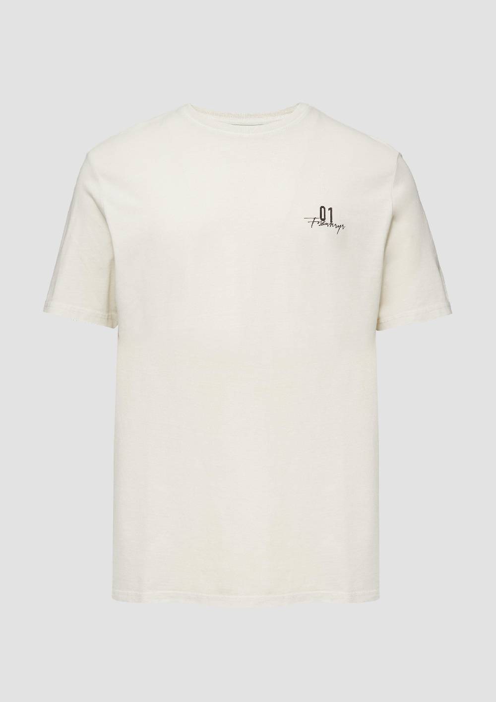 s.Oliver Gewaschenes T-Shirt mit Front- und Rückenprint Hotsell