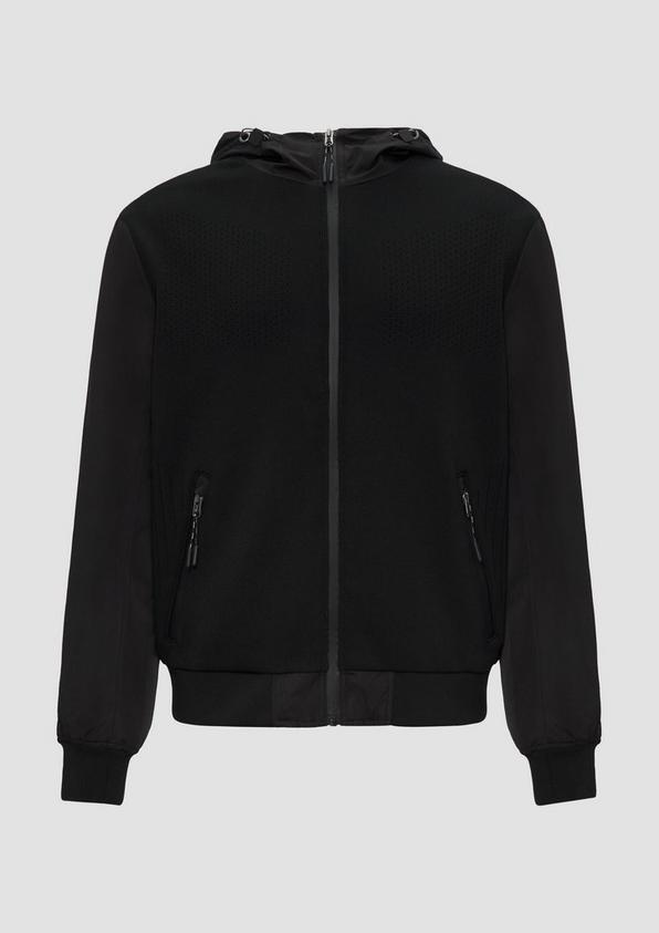 s.Oliver Jacke mit innovativem Materialmix und Kapuze