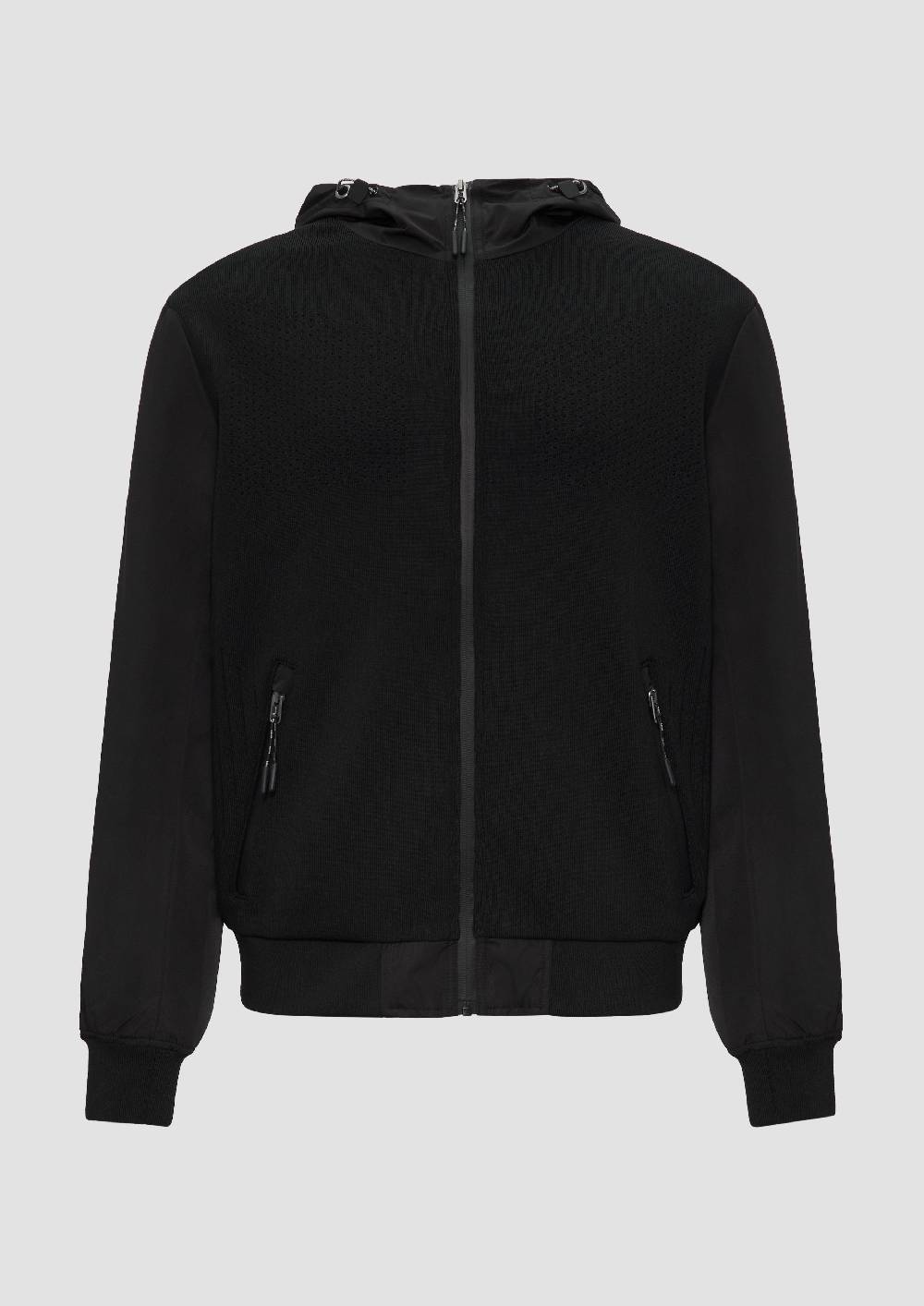 s.Oliver Jacke mit innovativem Materialmix und Kapuze im Angebot