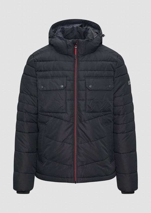 s.Oliver Gesteppte Jacke mit abnehmbarer Kapuze