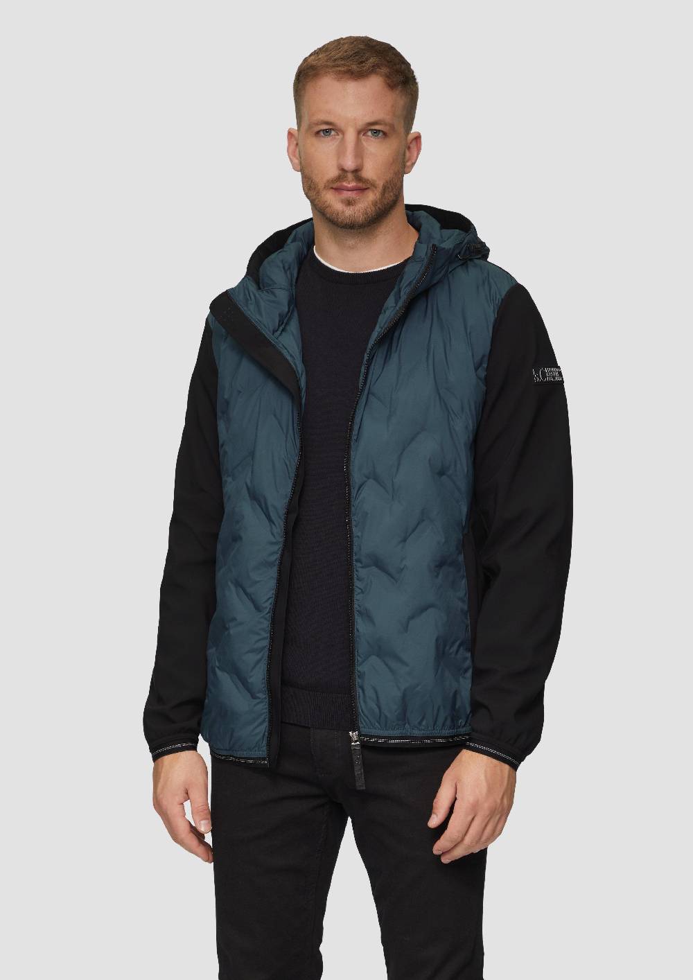 s.Oliver Leichte Steppjacke im Fabricmix Kostenloser Versand