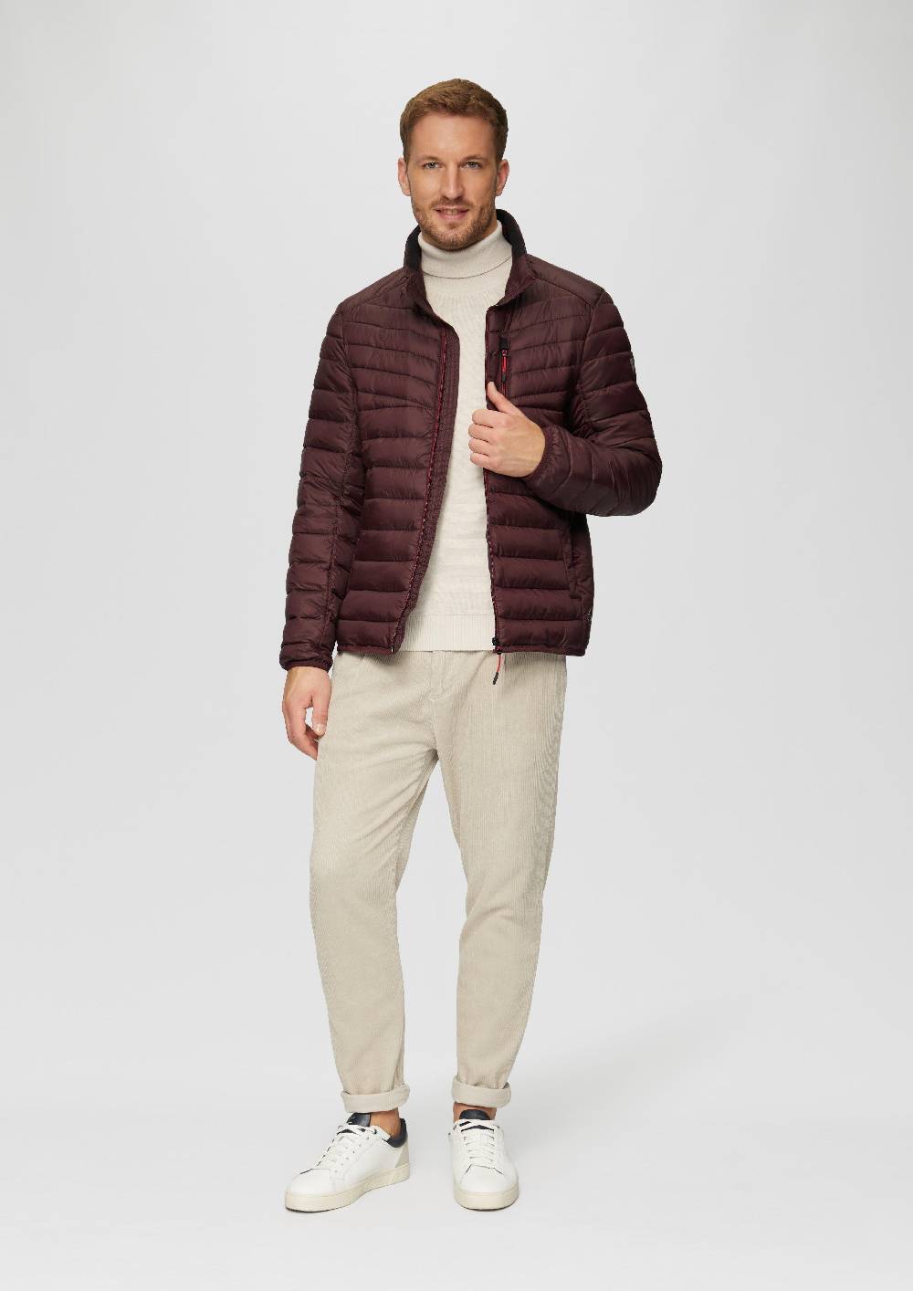 s.Oliver Leicht wattierte Steppjacke aus recyceltem Polyester Versandkostenfrei