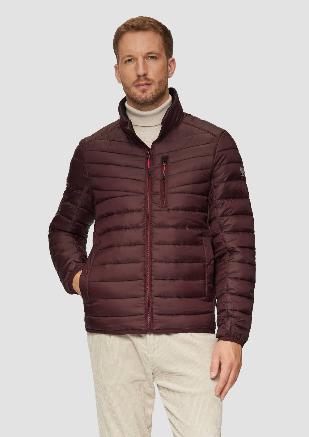 s.Oliver Leicht wattierte Steppjacke aus recyceltem Polyester Versandkostenfrei