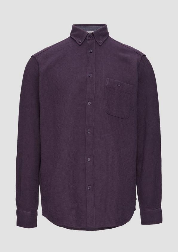 s.Oliver Regular Fit: Button-down-Hemd aus Strukturware