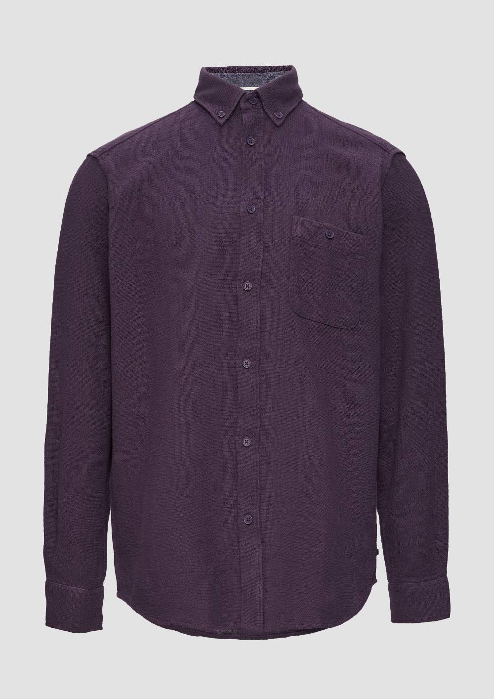 s.Oliver Regular Fit: Button-down-Hemd aus Strukturware Cyber Monday