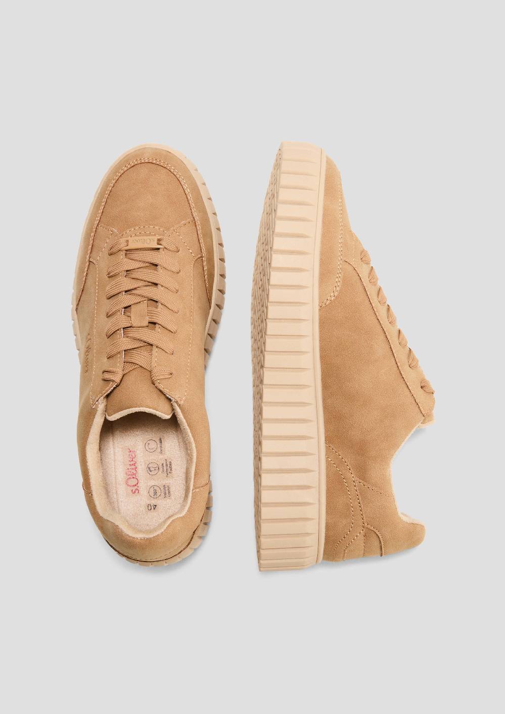 s.Oliver Schnürer in Leder-Optik Vatertagsangebot