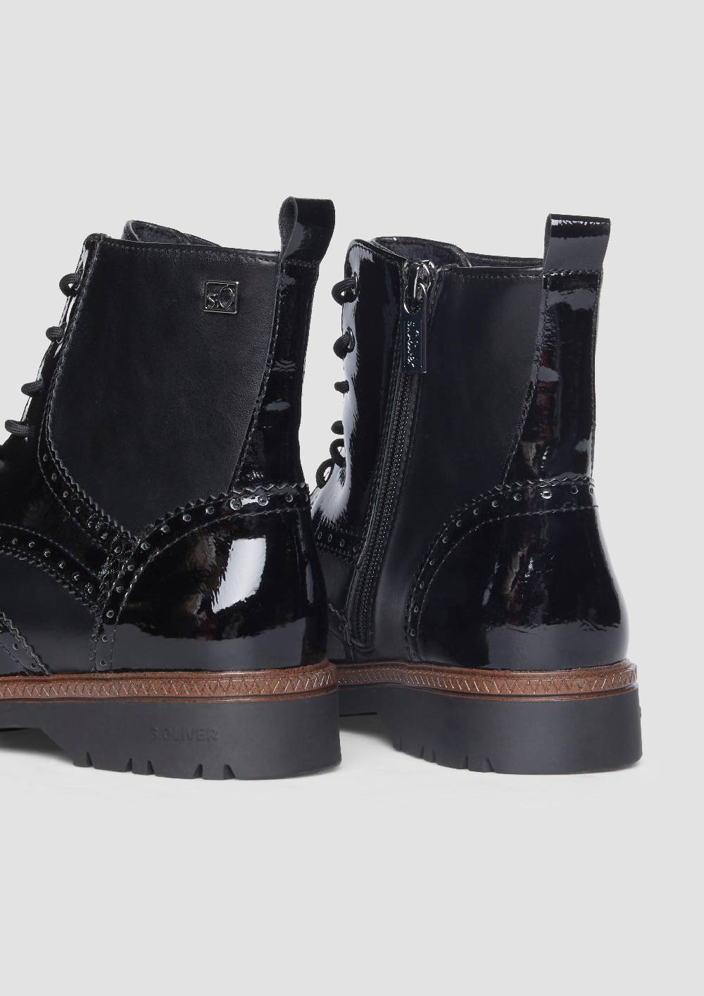 s.Oliver Stiefel mit Schnürung und Reißverschluss Saisonale Angebote