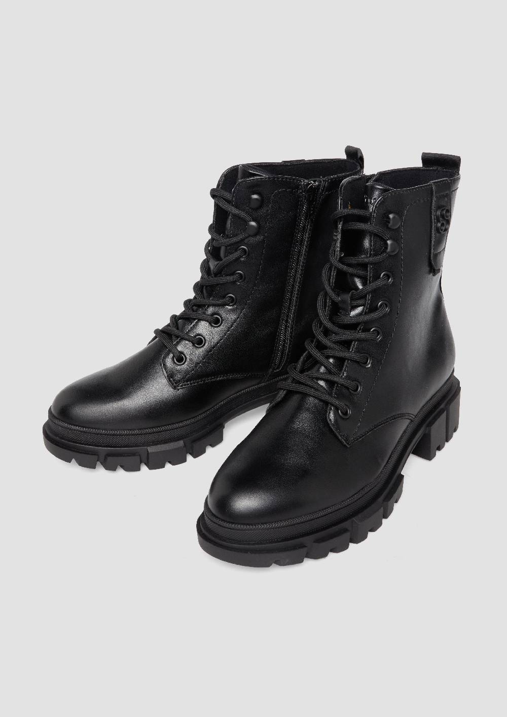 s.Oliver Stiefeletten mit Schnürung und Reißverschluss Sonderangebote