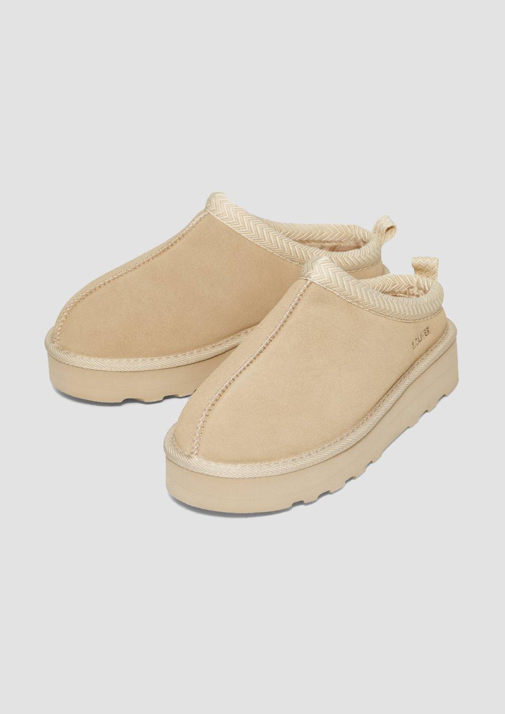 s.Oliver Pantoletten aus Leder Tiefpreis