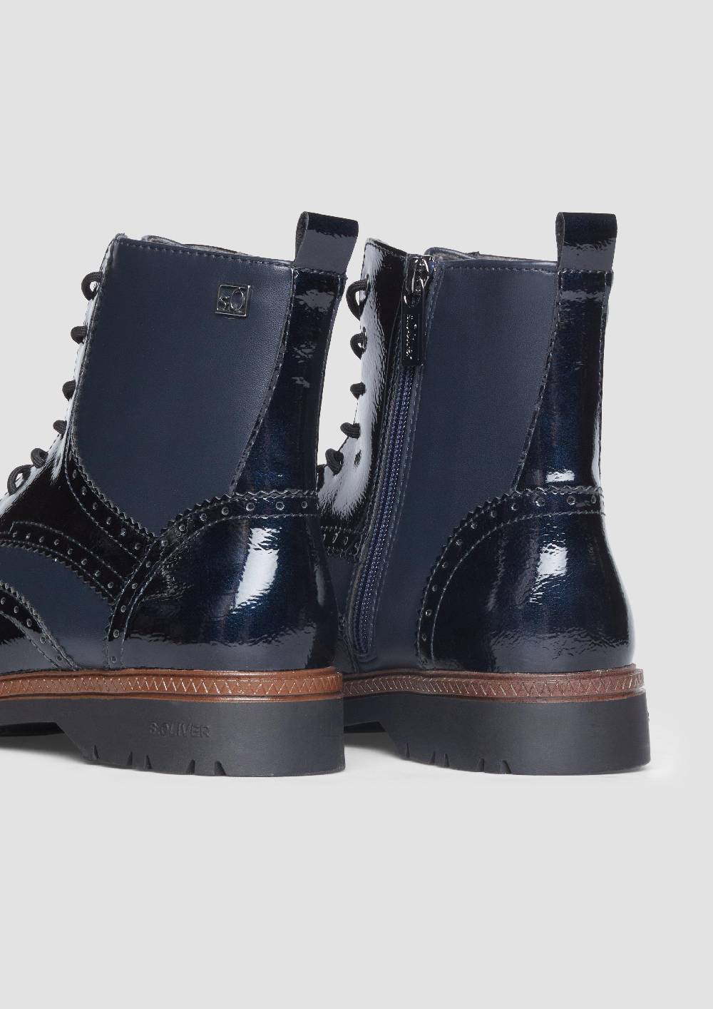 s.Oliver Stiefel mit Schnürung und Reißverschluss Begrenzte Freigabe