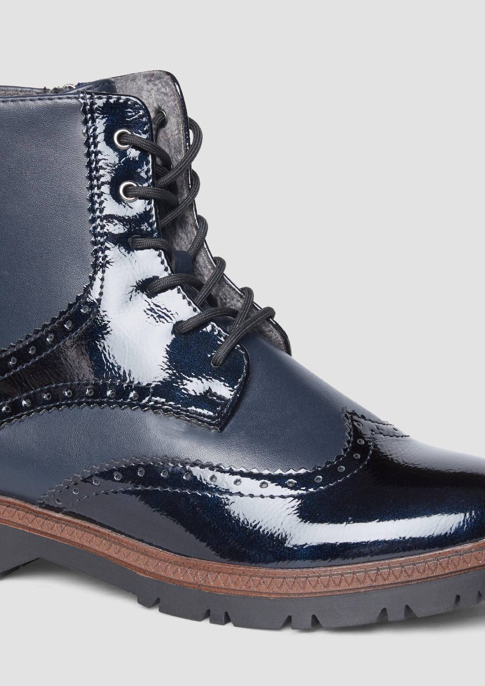 s.Oliver Stiefel mit Schnürung und Reißverschluss Begrenzte Freigabe