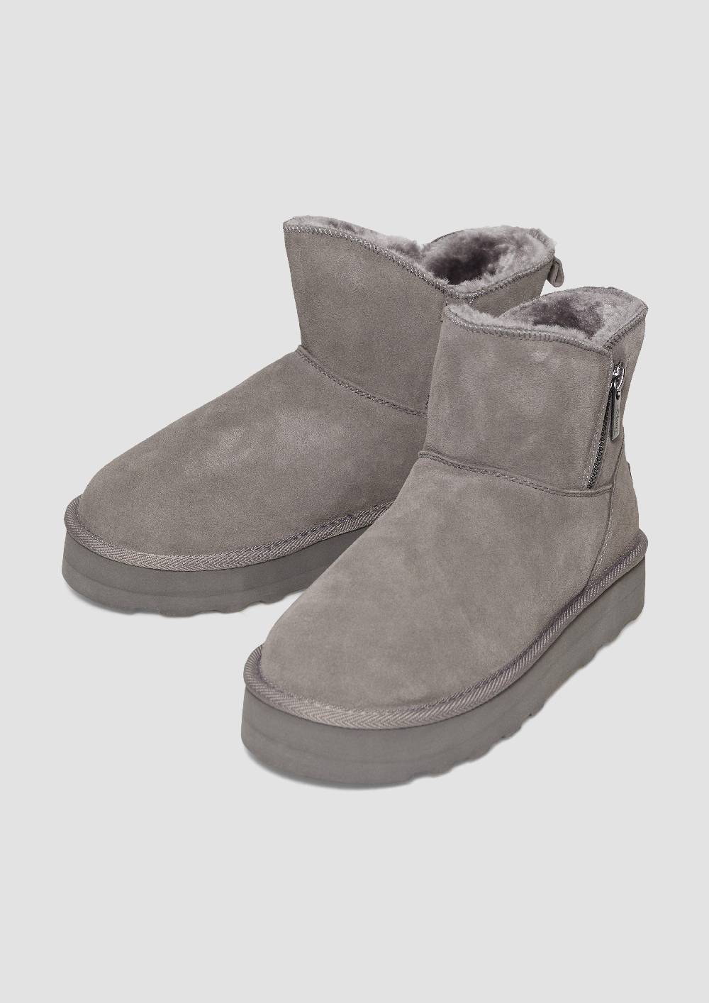 s.Oliver Gefütterte Stiefel aus Rindsleder Zeitbegrenzte Promotion