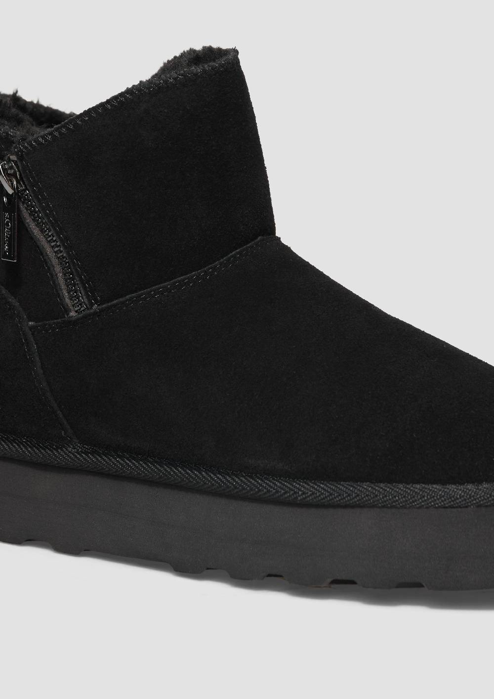 s.Oliver Gefütterte Stiefel aus Rindsleder Bis zu 50% Rabatt