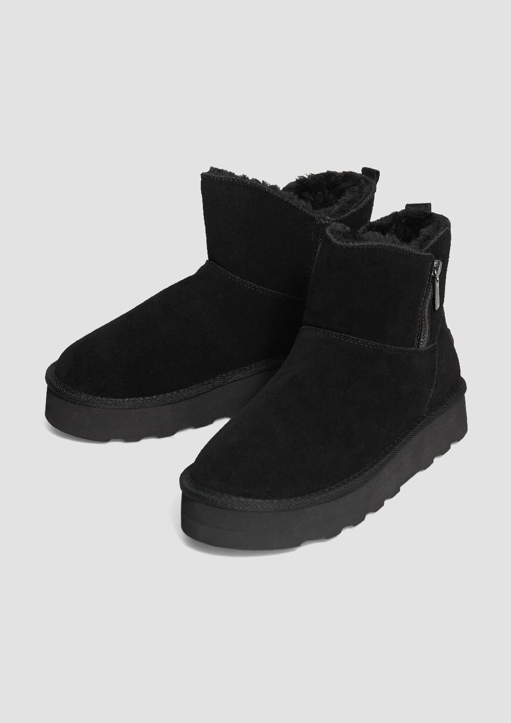 s.Oliver Gefütterte Stiefel aus Rindsleder Bis zu 50% Rabatt