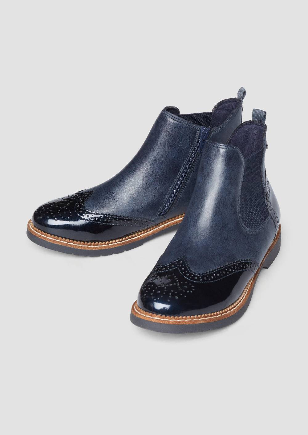 s.Oliver Chelsea-Boots aus Kunstleder Bis zu 65% Rabatt