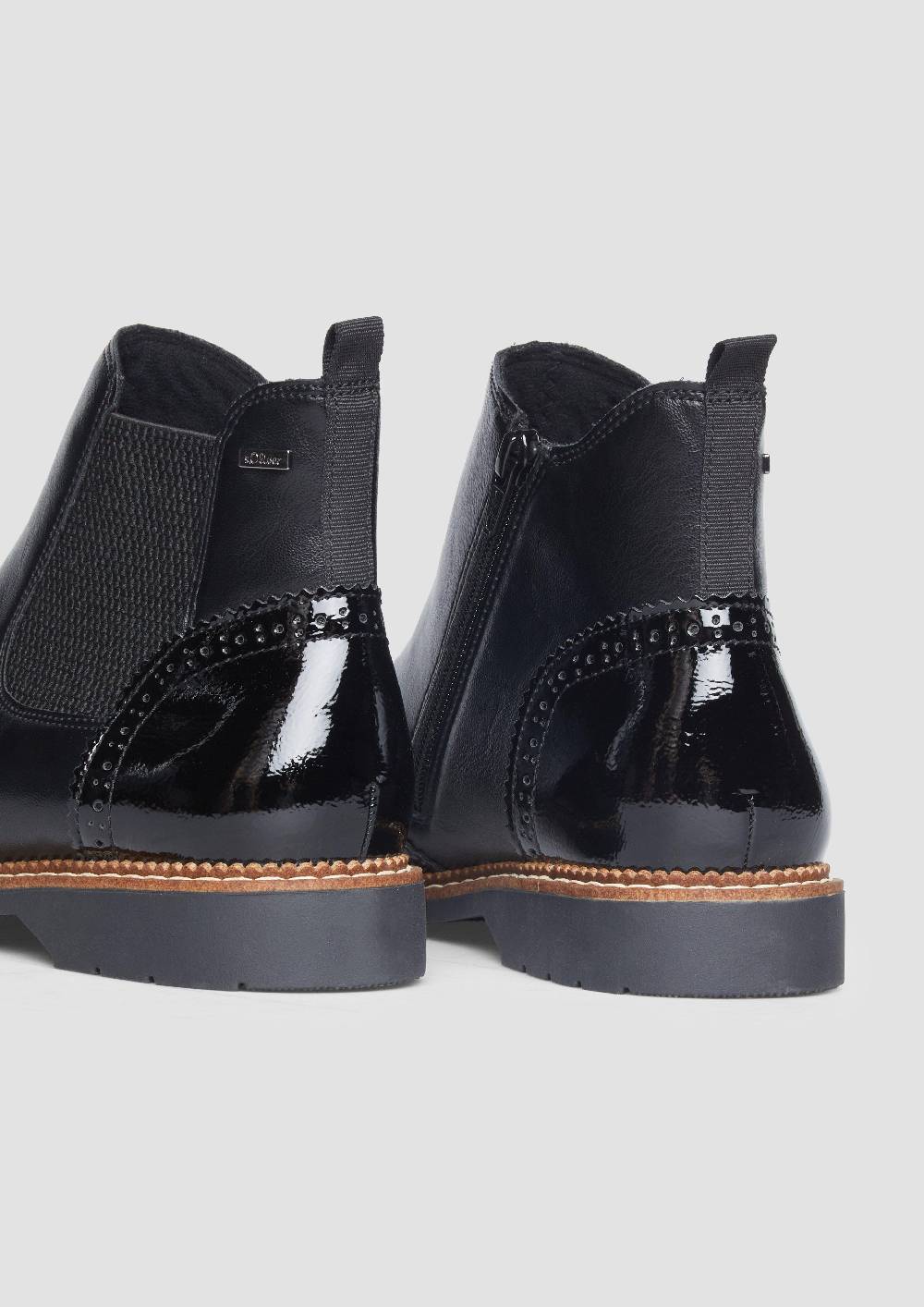 s.Oliver Chelsea-Boots aus Kunstleder Nur für heute