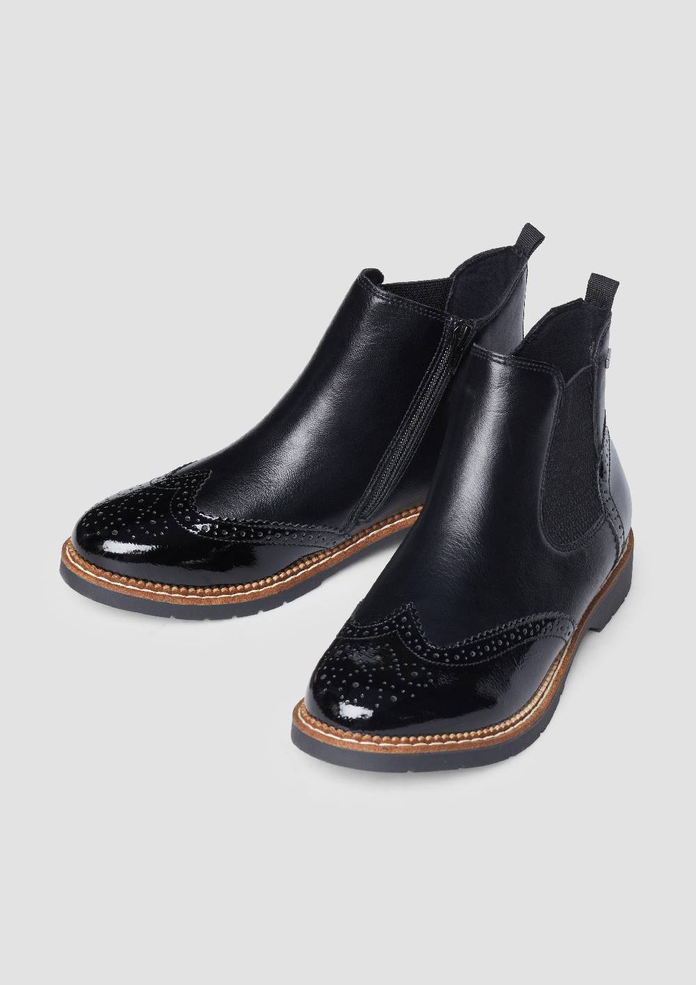 s.Oliver Chelsea-Boots aus Kunstleder Nur für heute