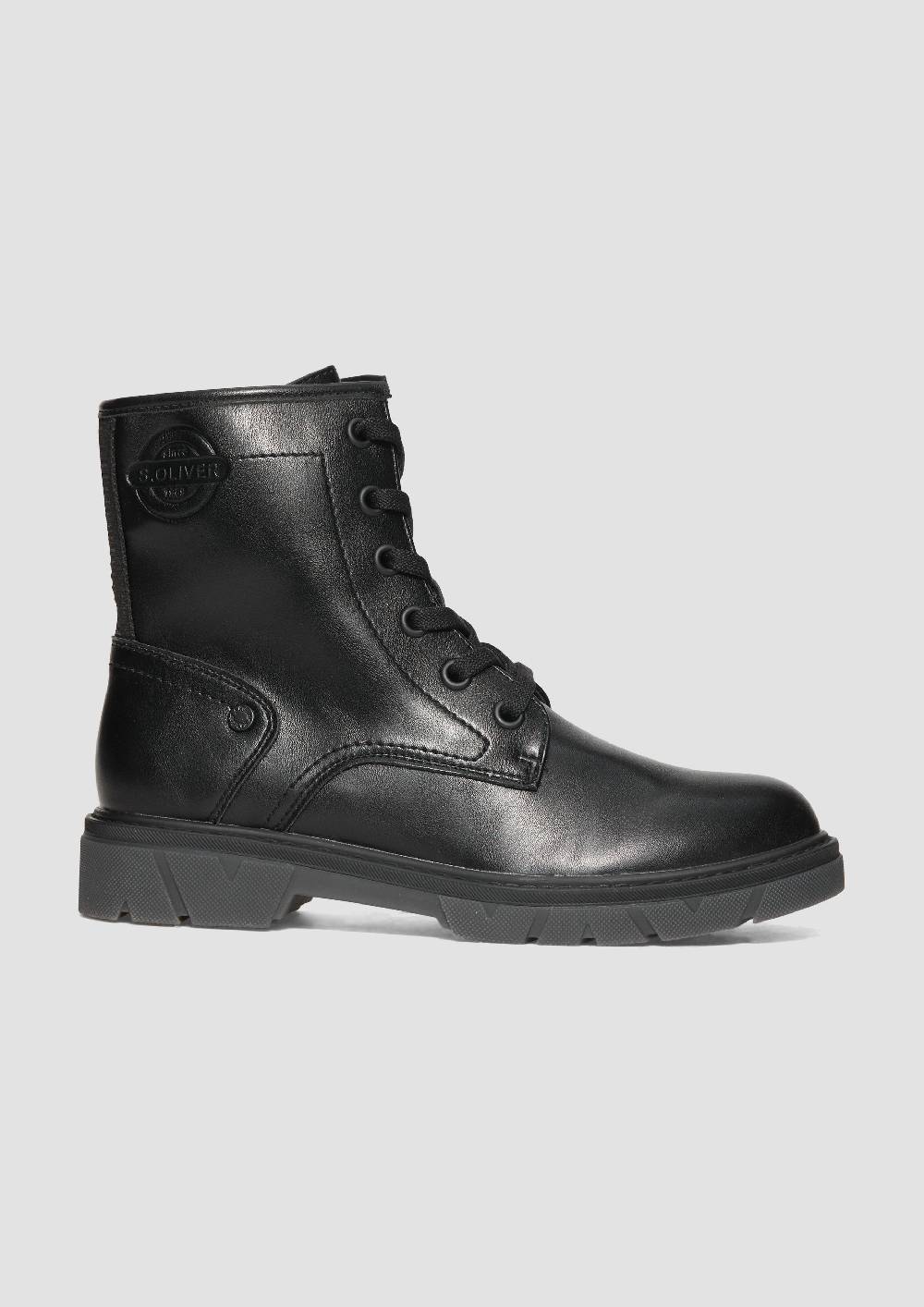 s.Oliver Stiefel mit Schnürung und Reißverschluss Sonderangebot der Fabrik