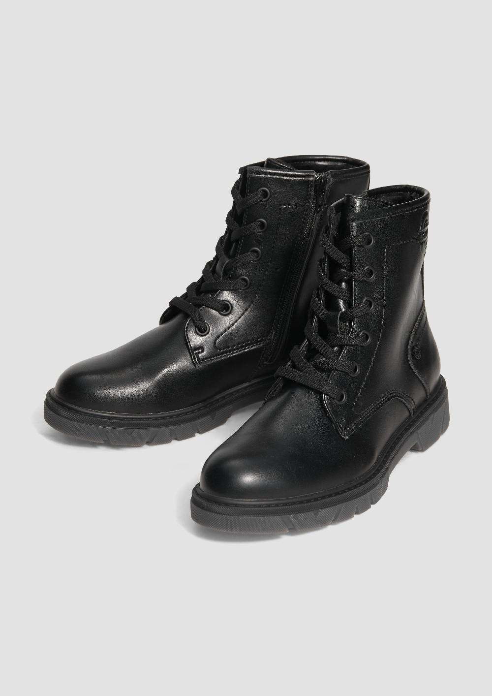 s.Oliver Stiefel mit Schnürung und Reißverschluss Sonderangebot der Fabrik