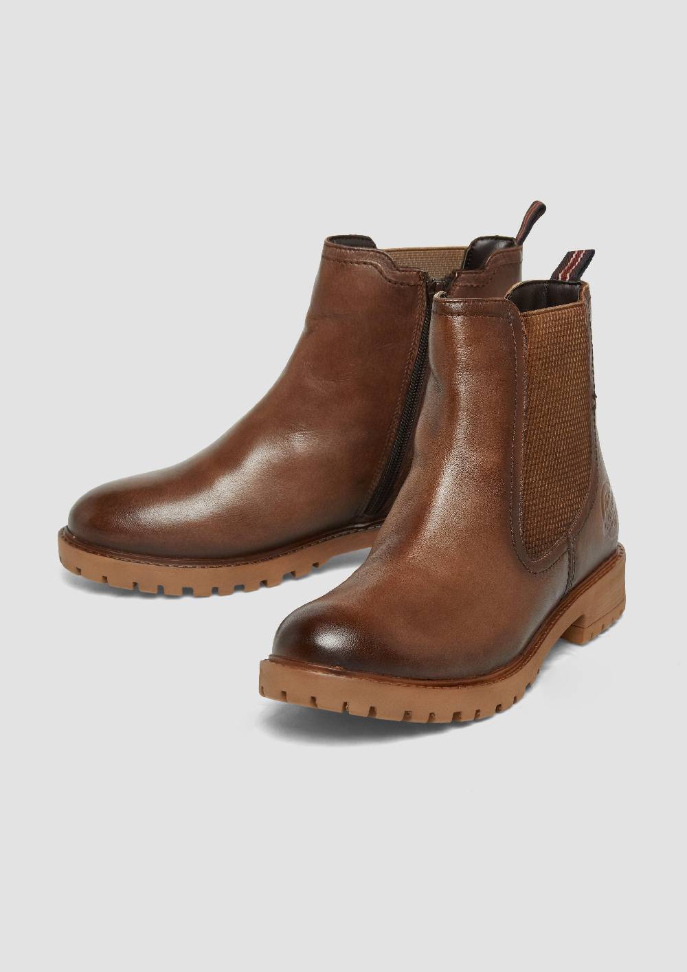 s.Oliver Chelsea Boots aus Schafsleder Bis zu 55% Rabatt
