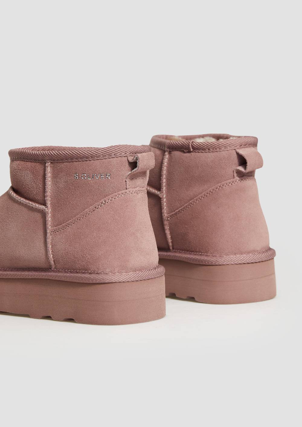 s.Oliver Stiefel mit Teddyplüsch-Futter Clearance-Verkauf