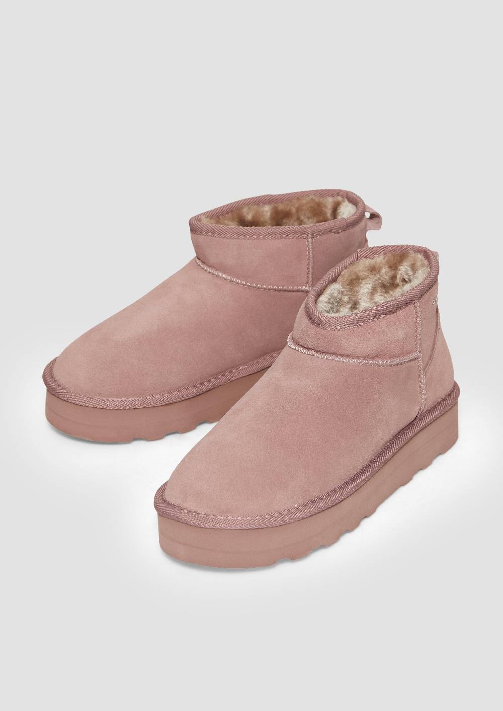 s.Oliver Stiefel mit Teddyplüsch-Futter Clearance-Verkauf