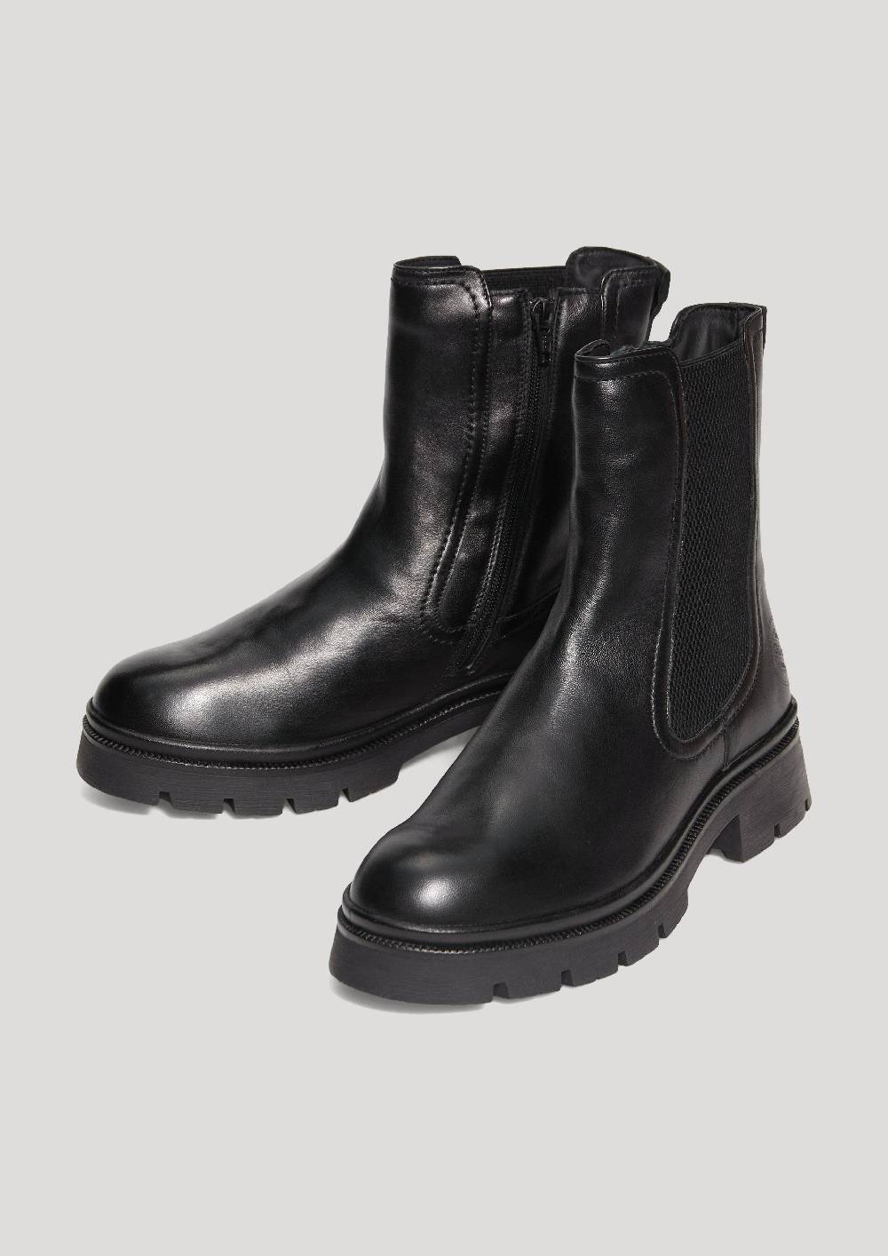 s.Oliver Chelsea Boots aus Schafsleder Fabrikladen