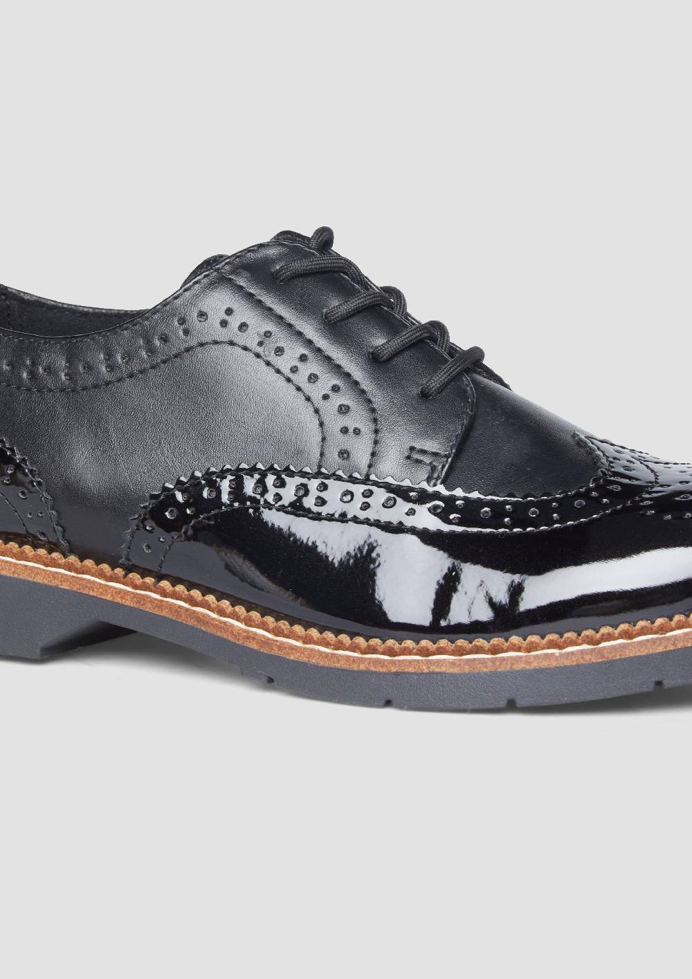 s.Oliver Schnürer in Leder-Optik Speichern exportieren