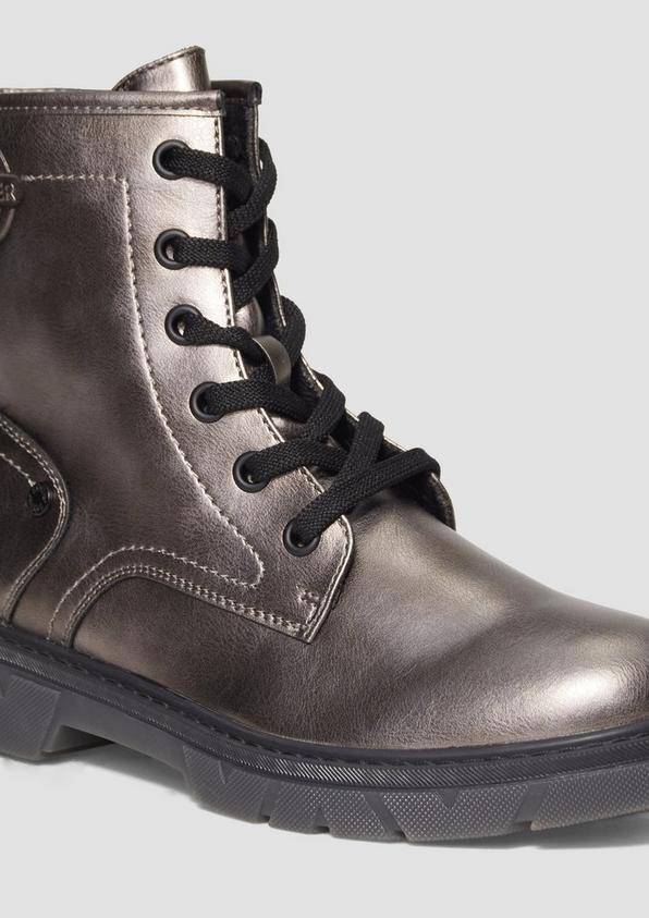 s.Oliver Stiefel mit Schnürung und Reißverschluss