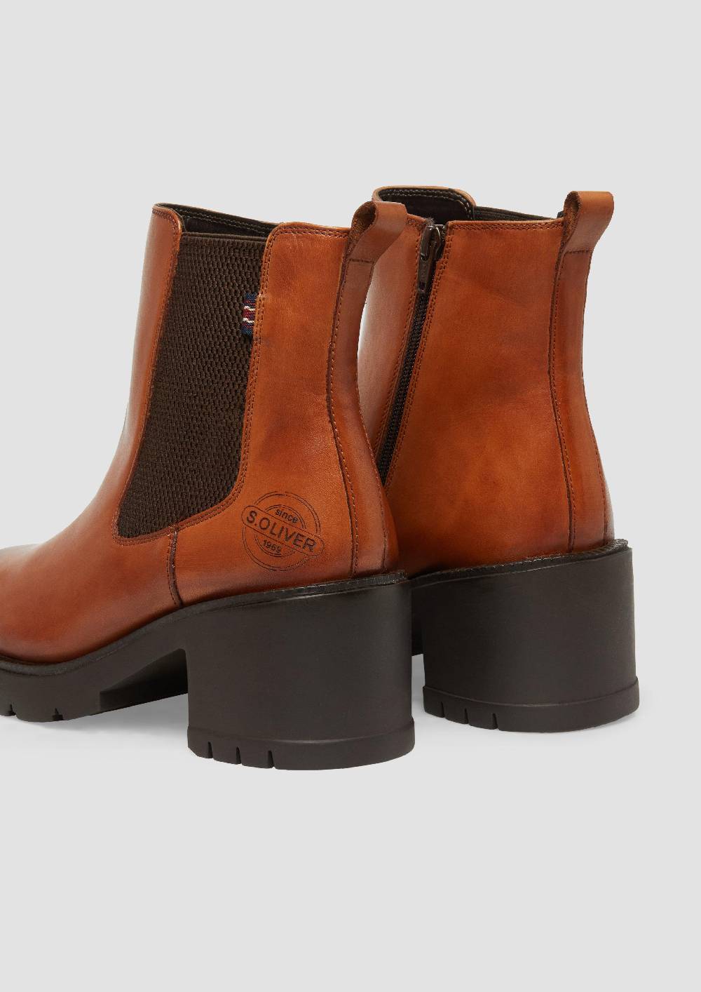 s.Oliver Chelsea-Boots aus Leder 2025