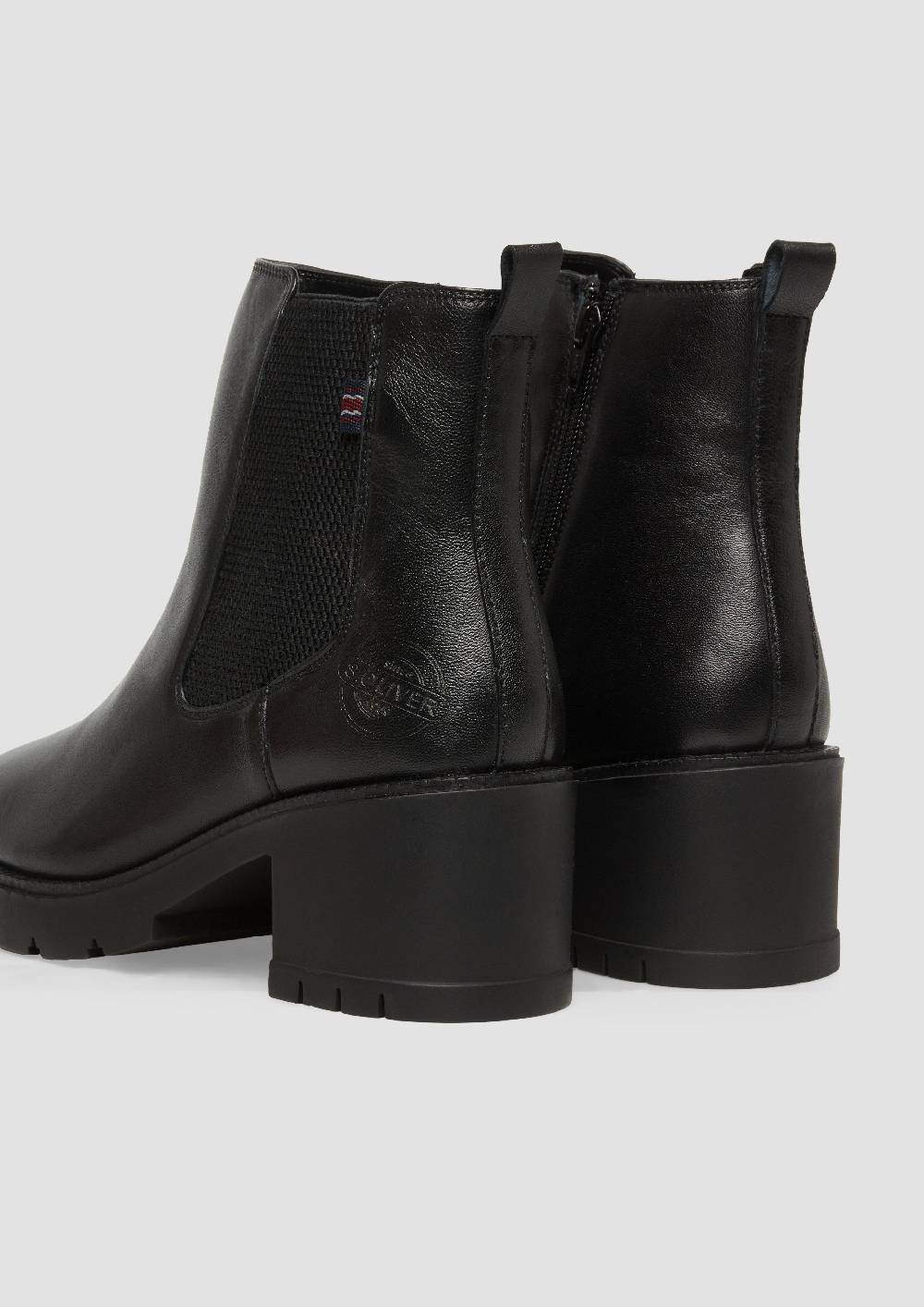 s.Oliver Chelsea-Boots aus Leder Online