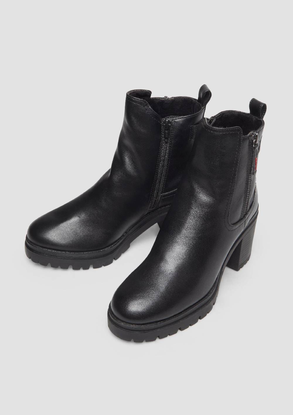 s.Oliver Stiefeletten mit Blockabsatz Günstiger Verkauf