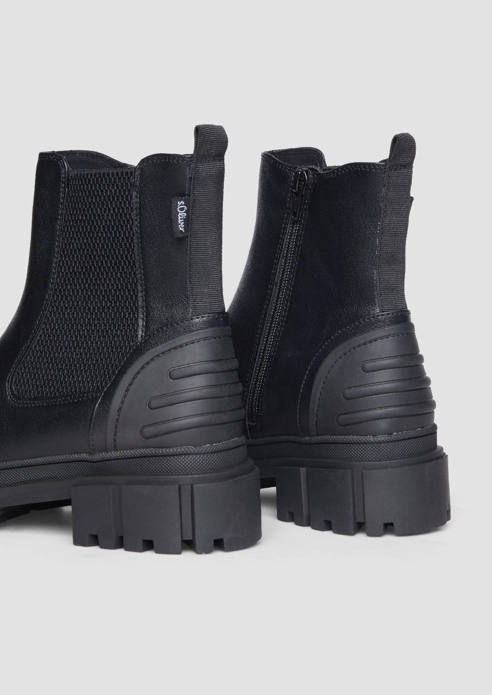 s.Oliver Chelsea Boots mit Kontrast-Detail Fabrikverkauf