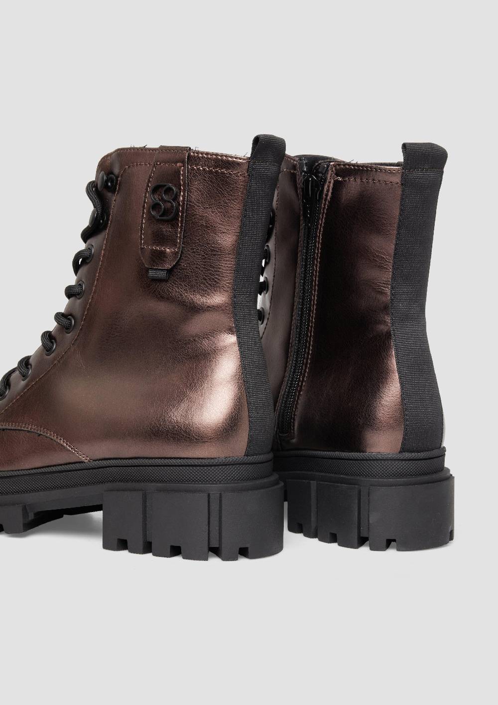 s.Oliver Stiefeletten mit Schnürung und Reißverschluss Blitzverkäufe