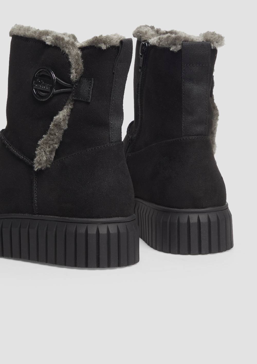 s.Oliver Gefütterte Boots mit Plateausohle Saisonschlussverkauf