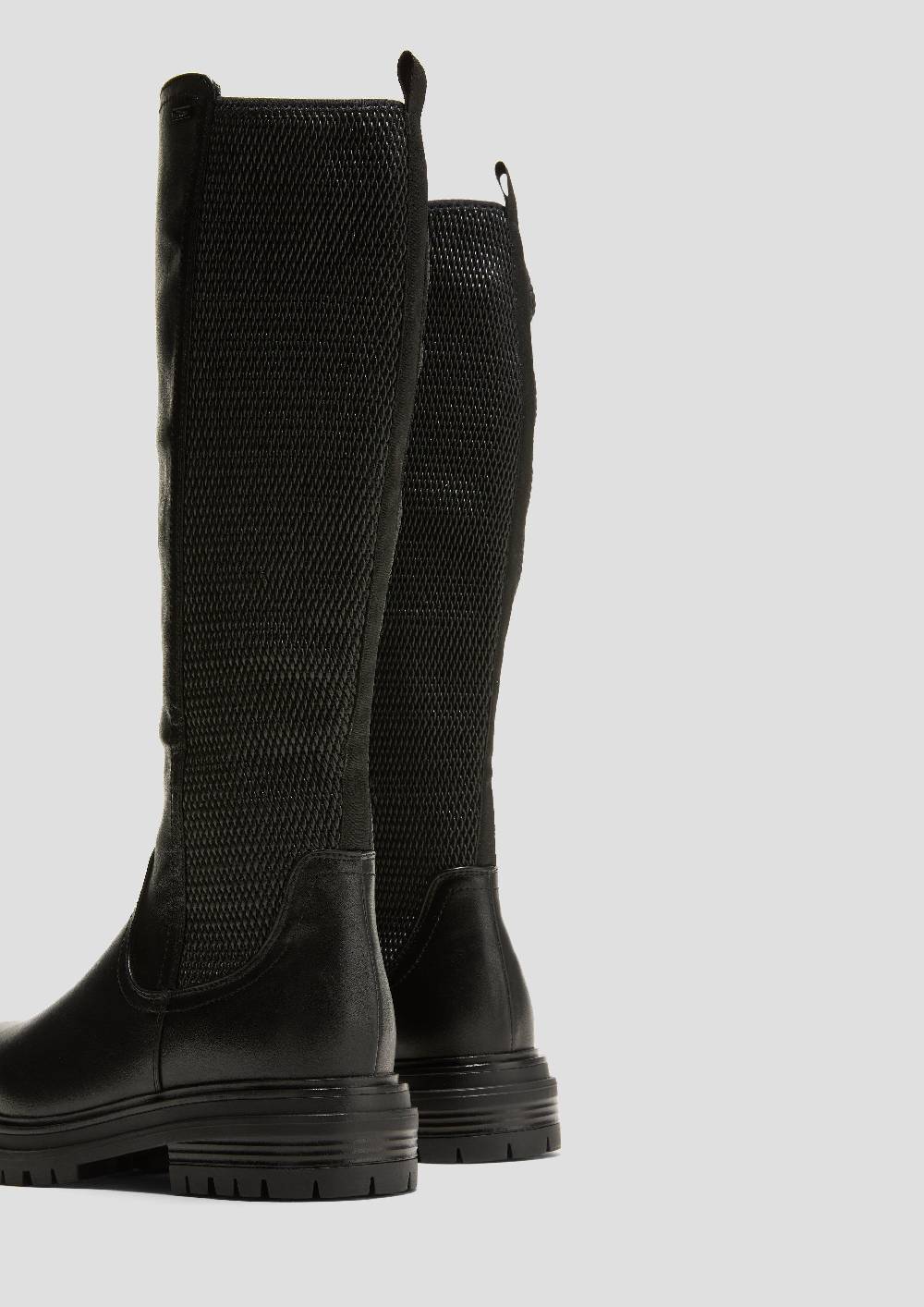 s.Oliver Stiefel in Glattleder-Optik Black Friday