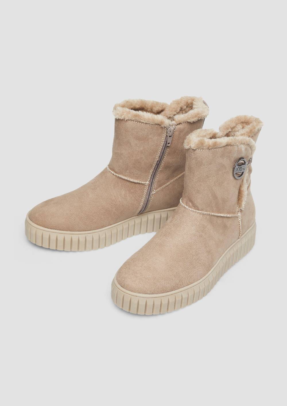 s.Oliver Gefütterte Boots mit Plateausohle Osterangebot