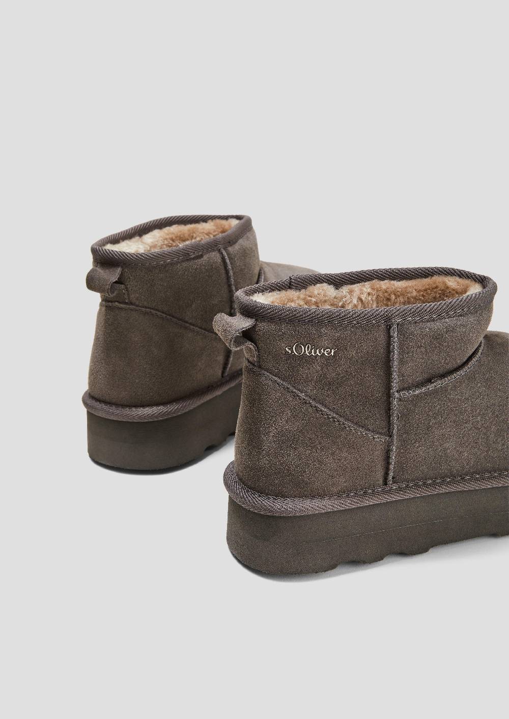 s.Oliver Stiefel mit Teddyplüsch-Futter Valentinstagsangebot