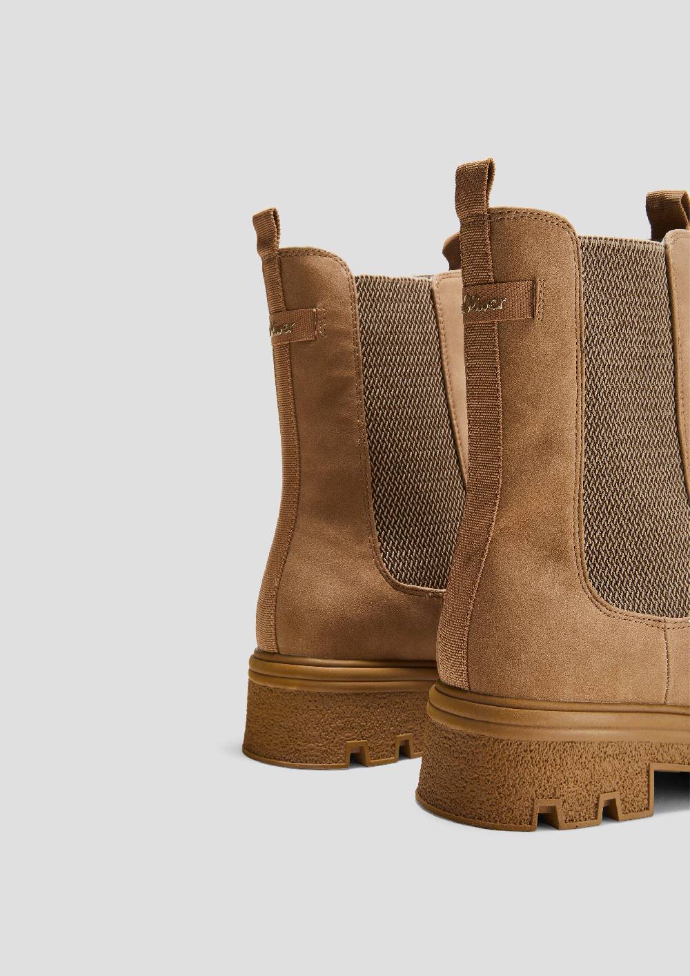 s.Oliver Halbhohe Chelsea Boots Heißer Verkauf