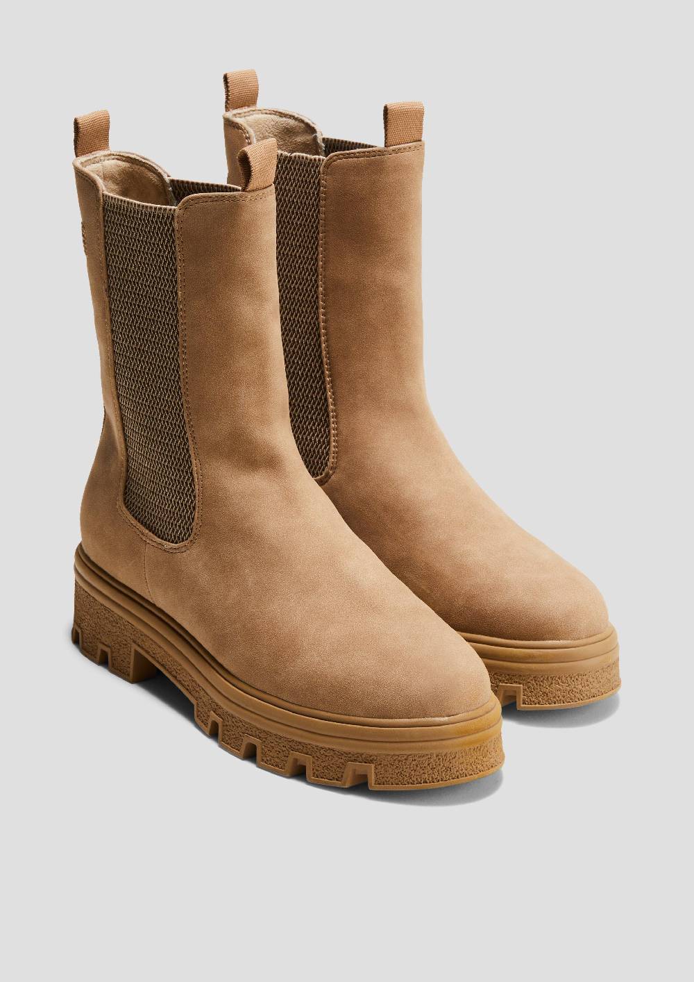 s.Oliver Halbhohe Chelsea Boots Heißer Verkauf