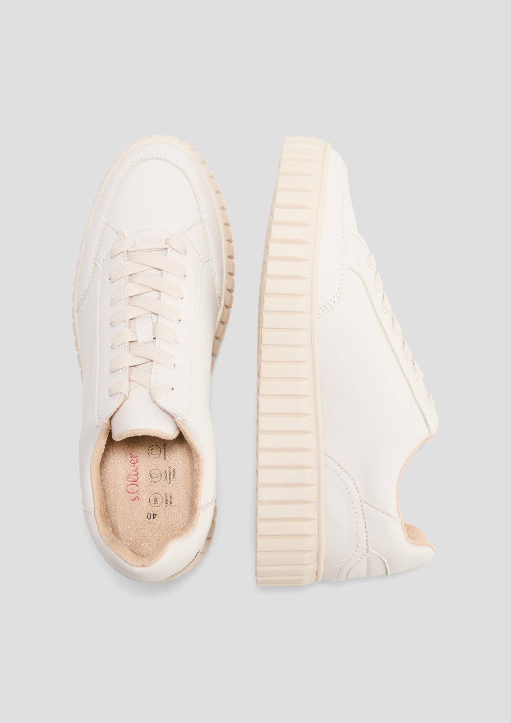 s.Oliver Schnürer in Leder-Optik Top Angebot