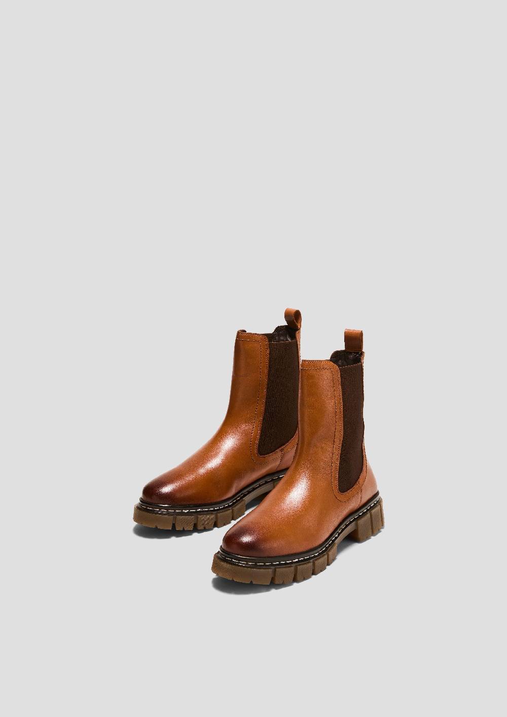 s.Oliver Chelsea Boots aus Leder Zeitlich begrenztes Angebot