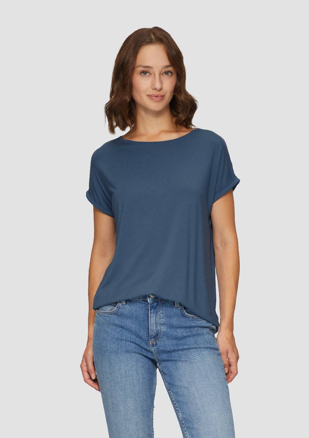 s.Oliver Loose-Fit-Shirt im Lyocellmix Exklusive Angebote