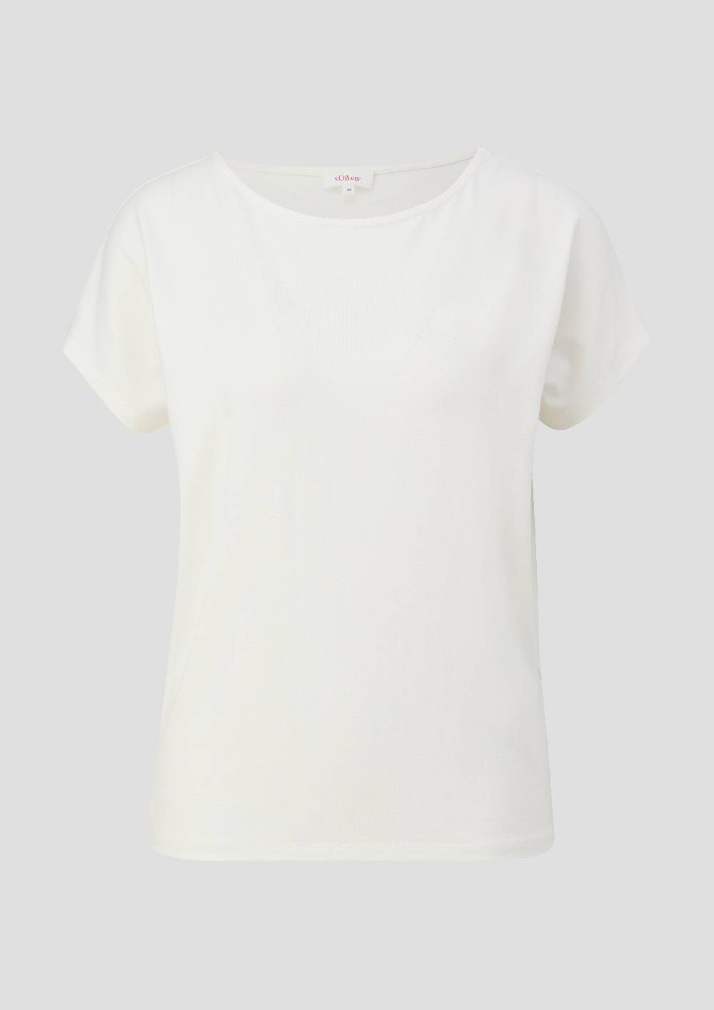 s.Oliver T-Shirt aus Viskosestretch im Relaxed Fit Große Rabatte