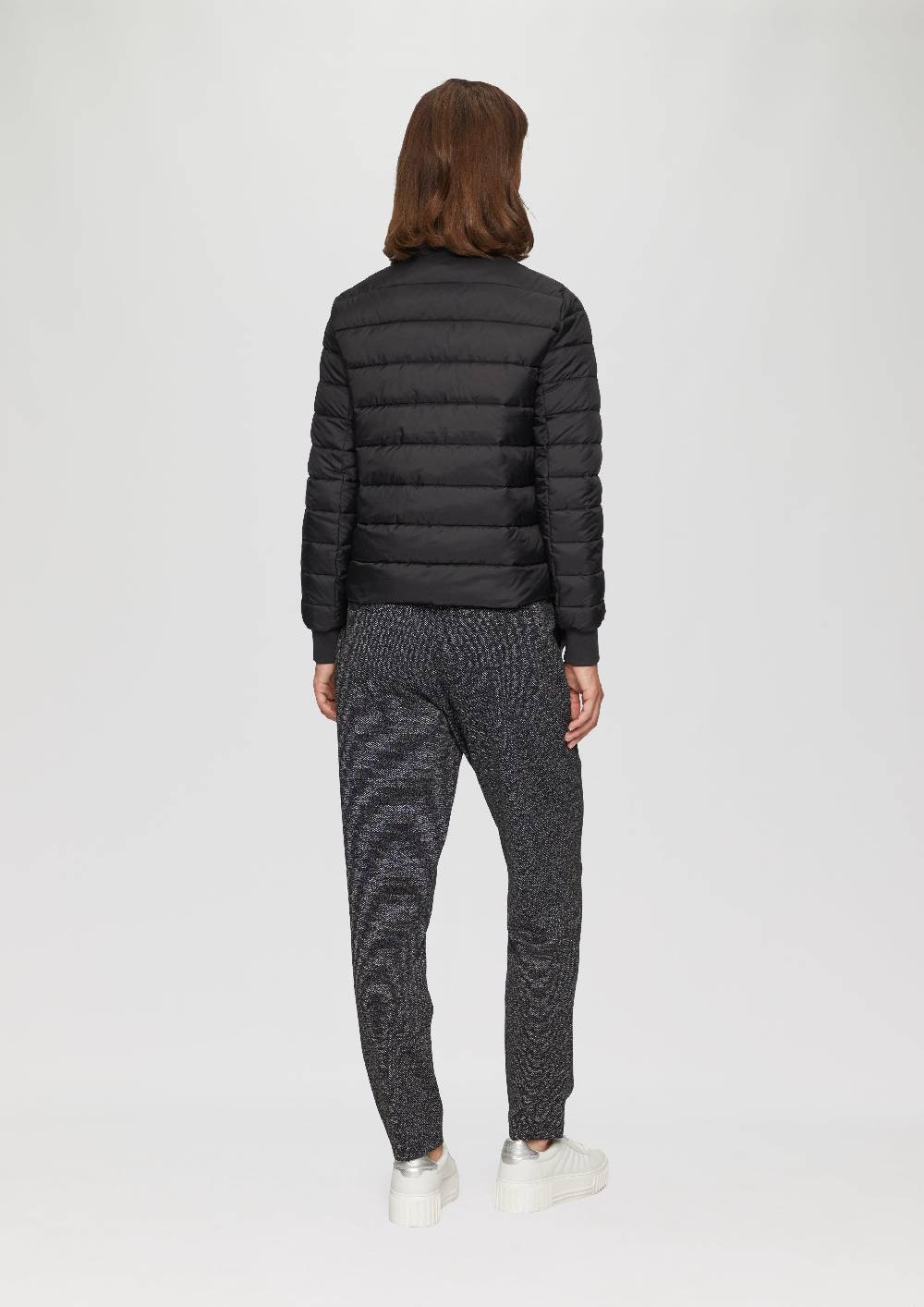 s.Oliver Kurze Steppjacke mit Rippbündchen Saisonale Angebote