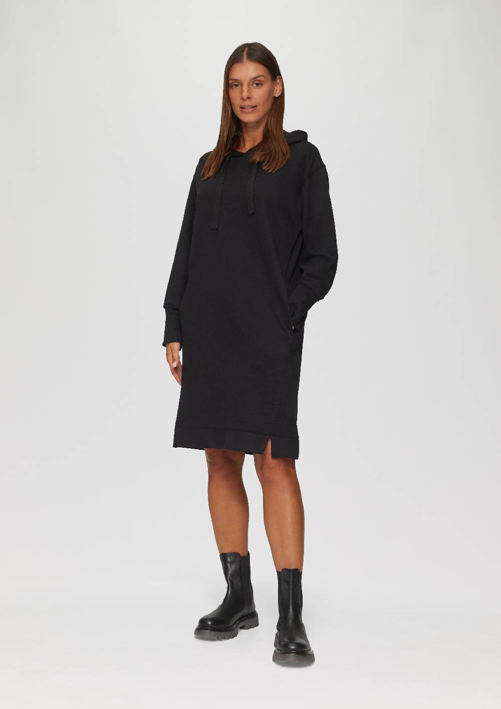 s.Oliver Sweatkleid mit Eingrifftaschen und vorgesetzter Seitennaht Kauf eins, bekomm eins gratis